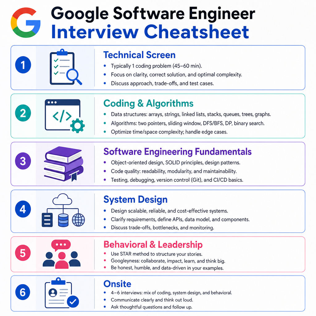 Google Software Engineer cover