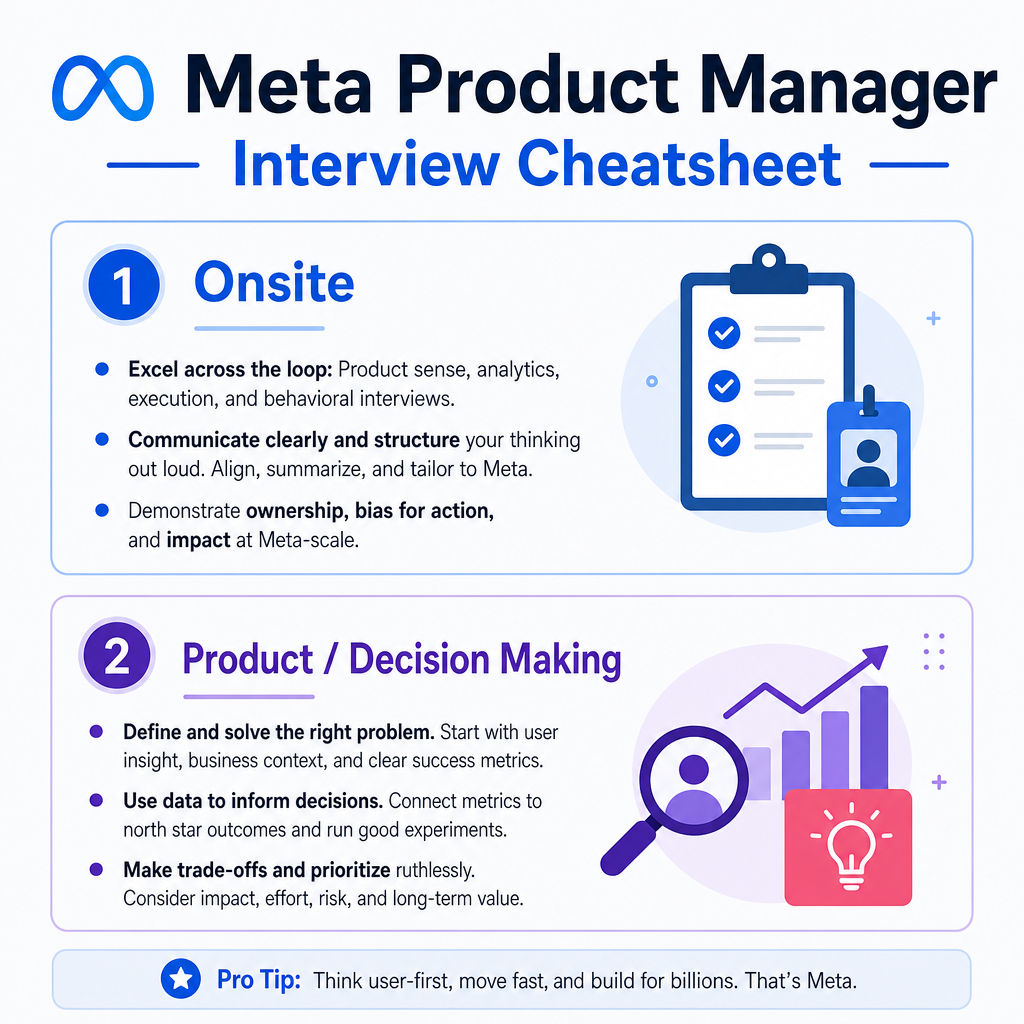 Meta Product Manager cover