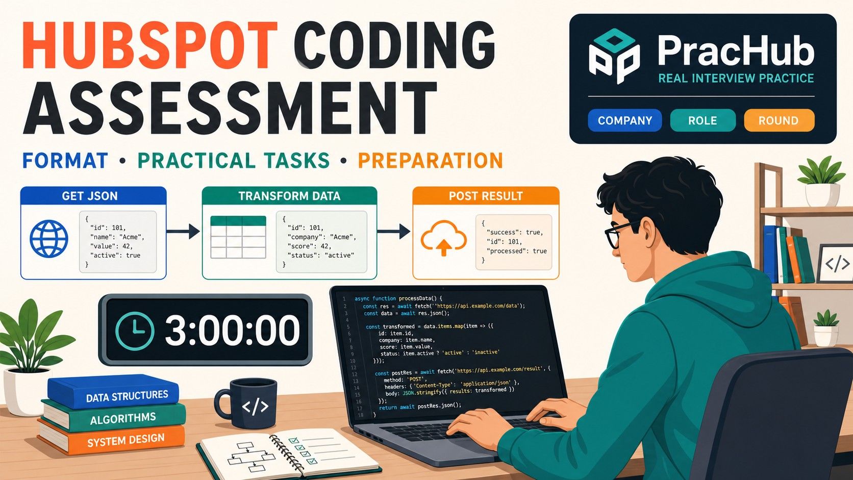 HubSpot coding assessment guide for API practical tasks and preparation