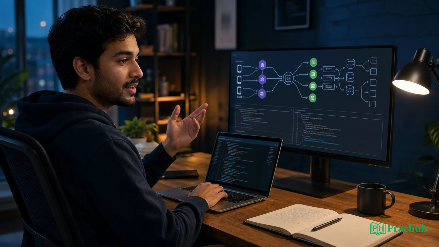 Candidate preparing for a Discord software engineer interview with coding and real-time systems