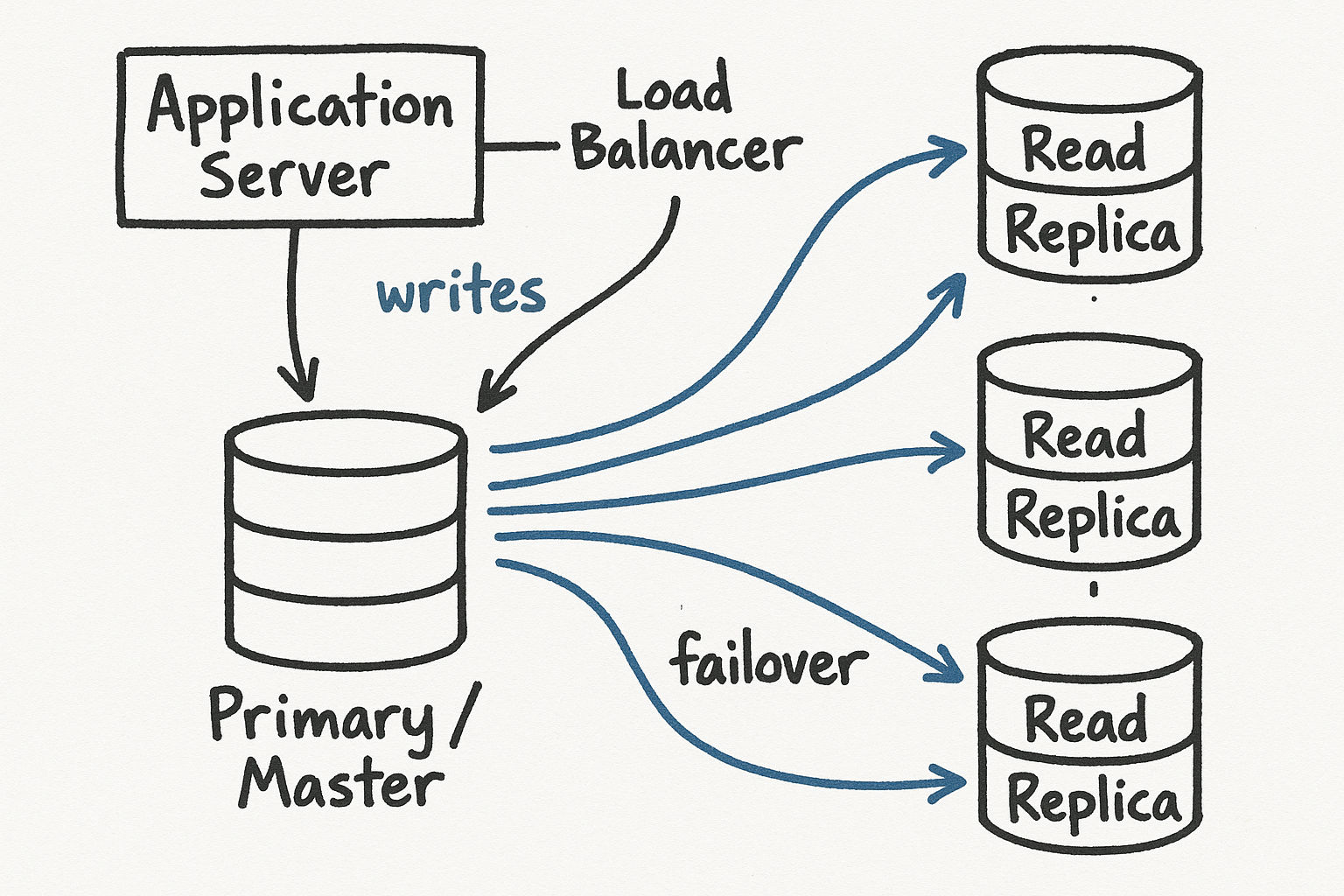 Database Replication - Primary and Replica Architecture