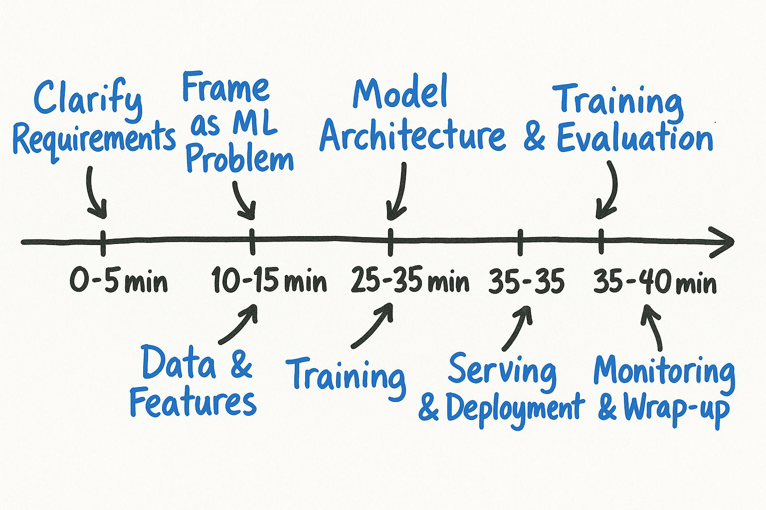 ML System Design Interview Timeline