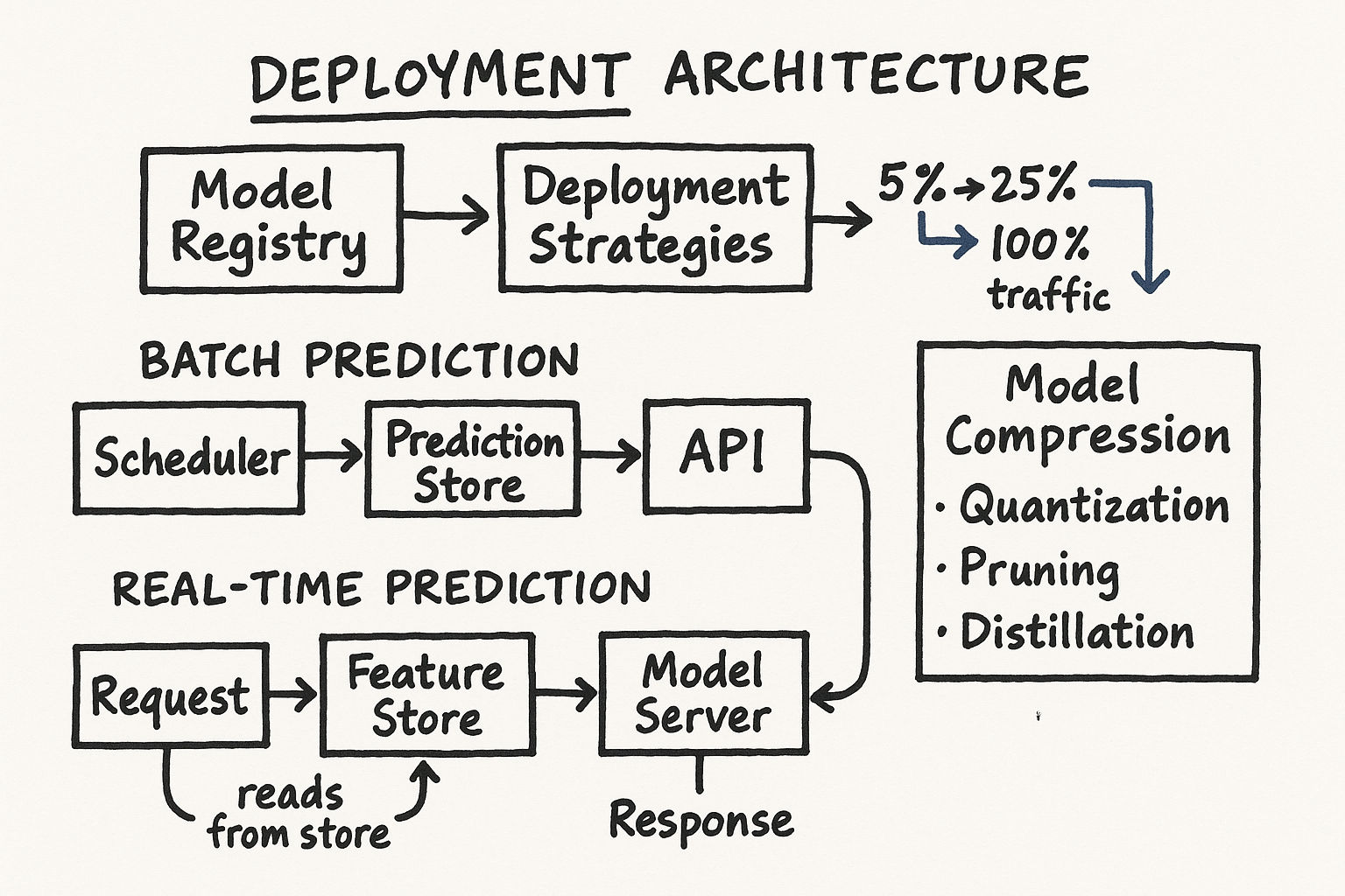 ML Model Deployment and Serving Architecture