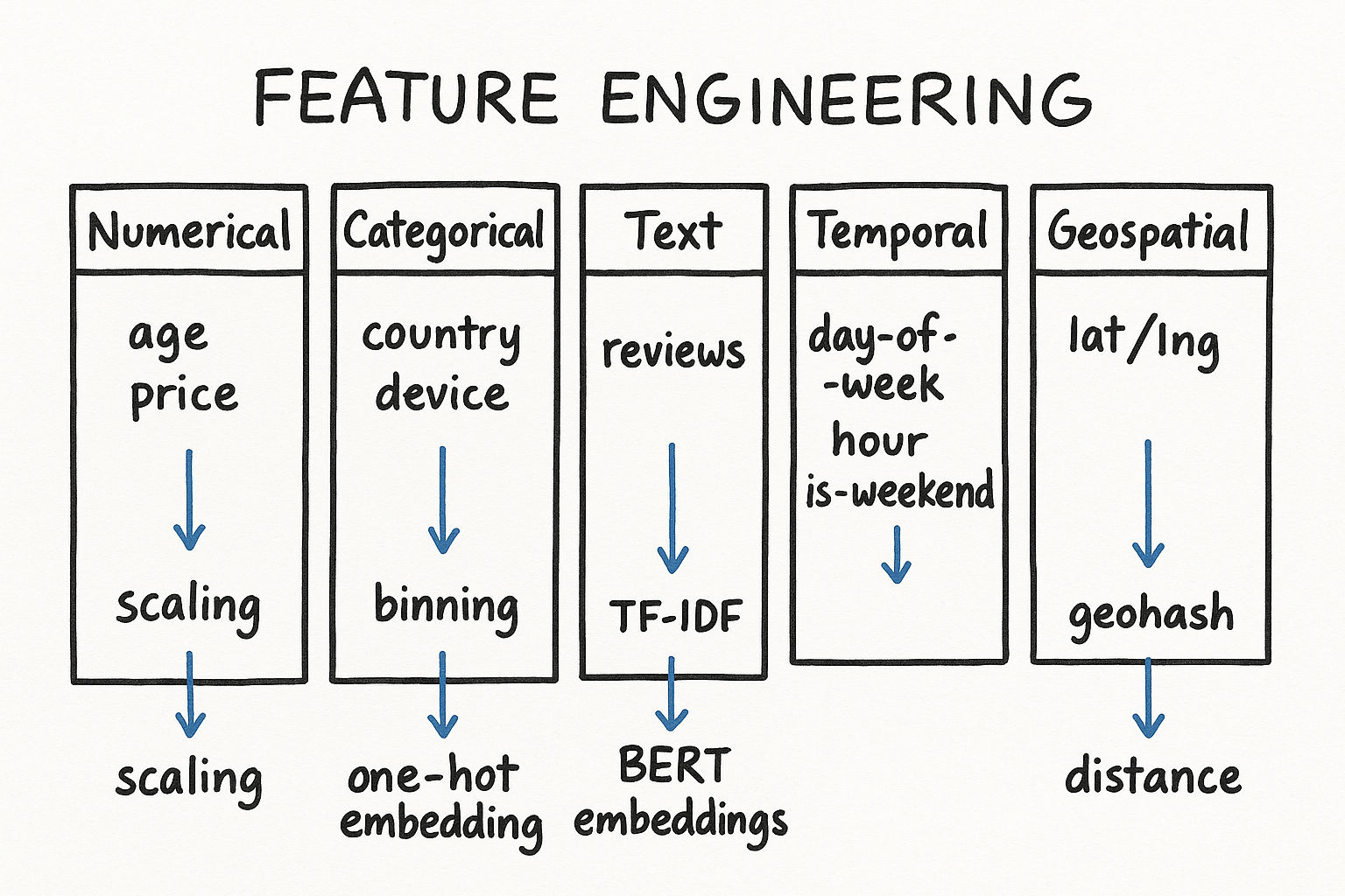 Feature Engineering Types and Examples