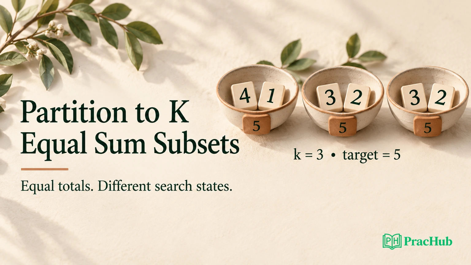 What Is Subset In Math Partition to K Equal Sum Subsets: Bucket Symmetry and Bitmask ...