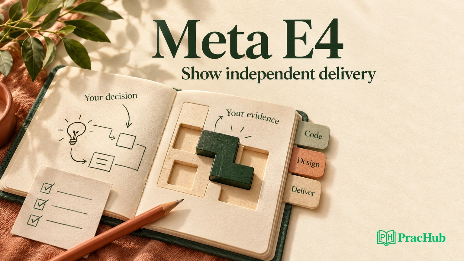 Candidate Tracker Notebook Meta E4 Interview Preparation: Independent Delivery and Design ...