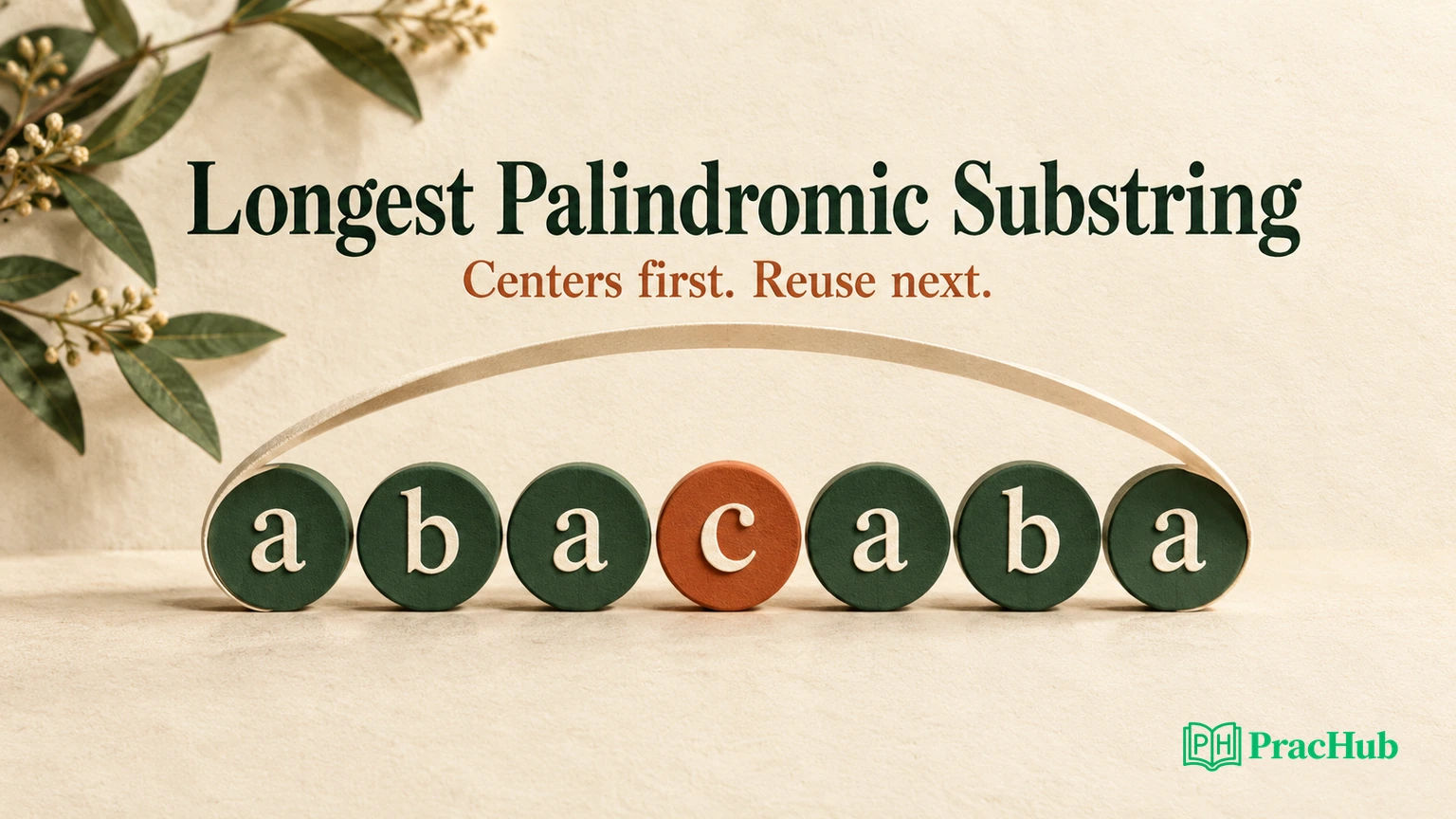 Longest Palindromic Substring: Center Expansion, Radius Reuse, and ...
