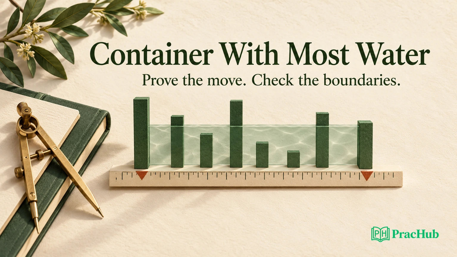 Container With Most Water: Prove the Two-Pointer Move and Test Boundary ...
