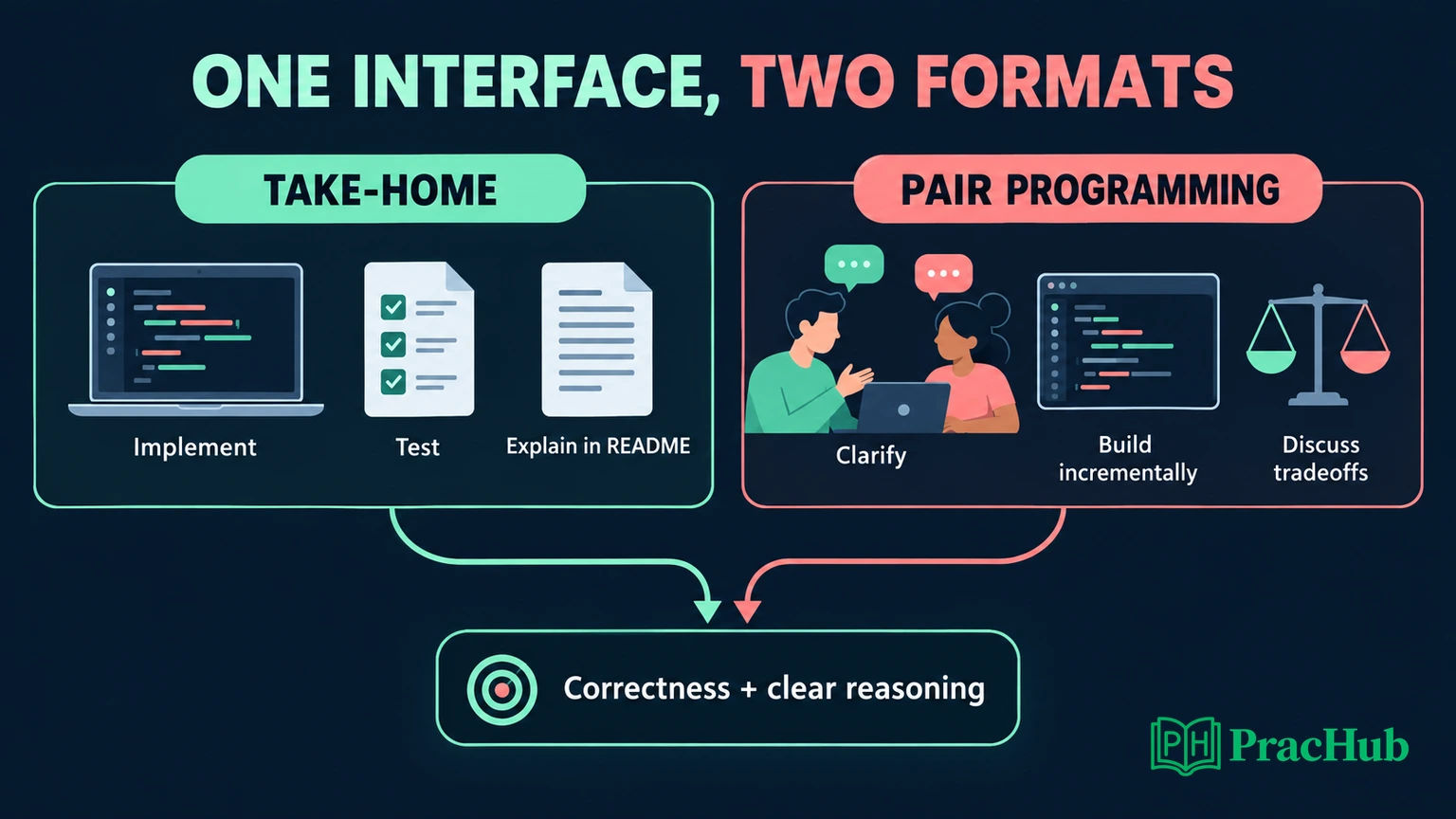 Monzo backend coding preparation: take-home and pair programming lead to the same correctness and tradeoff discussion