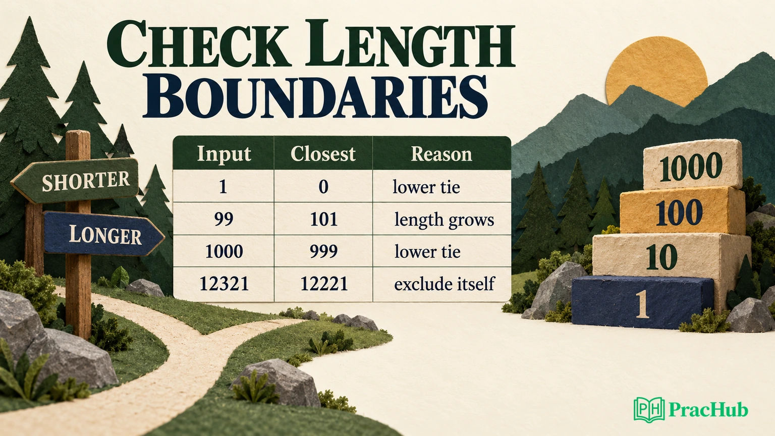 Length changes and input exclusion require explicit boundary candidates