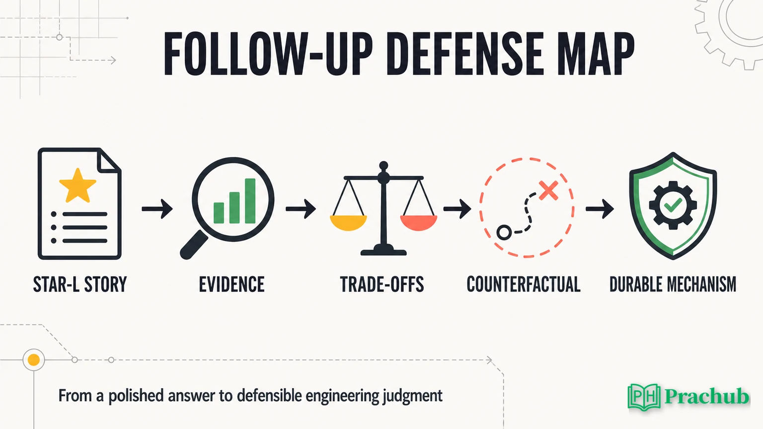 Amazon software engineer behavioral interview follow-up map from STAR story to evidence and reflection