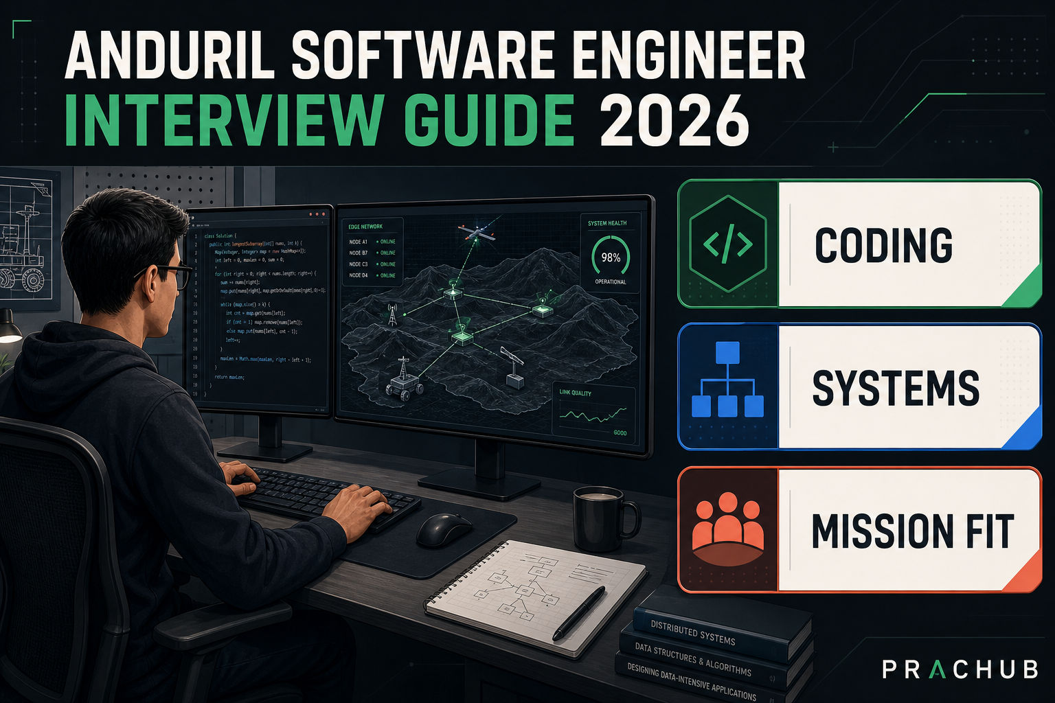 Anduril software engineer interview guide 2026 for coding systems and mission fit