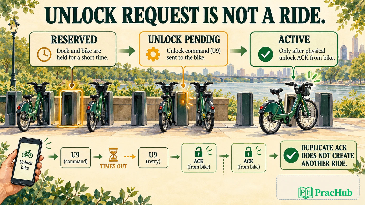 Bike-Sharing System Design: Unlock Commands, Ride State, and Dock ...