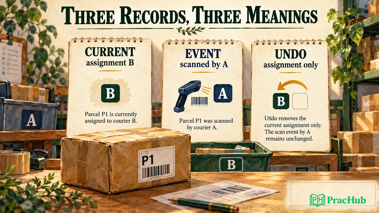 Package Tracking Machine Coding: Courier Assignment, Undo, and Sign-Out ...