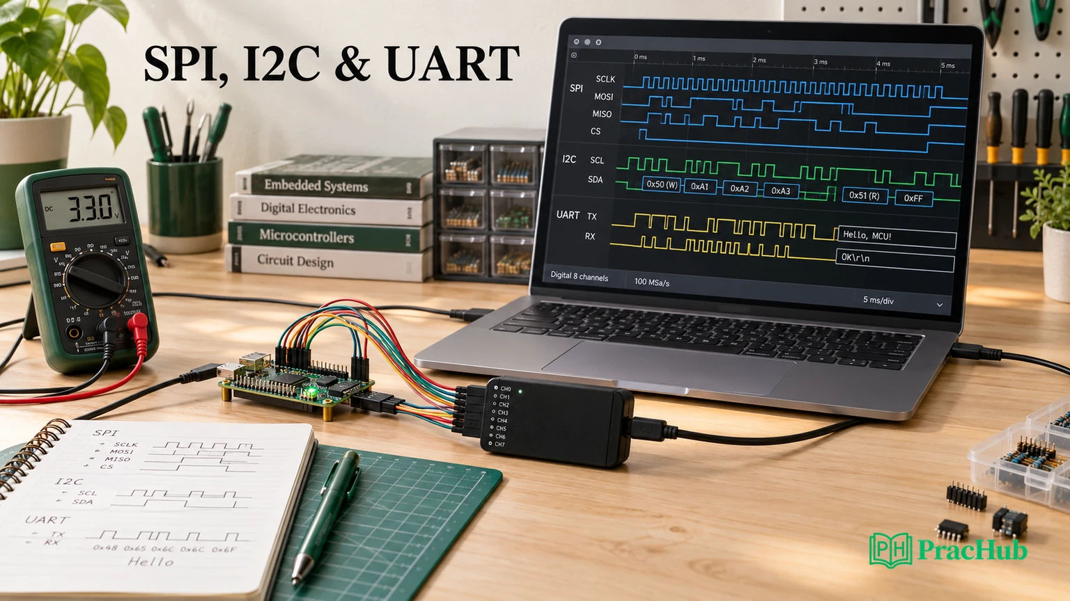 SPI, I2C, and UART Interview Questions: Timing, Buses, and Debugging ...