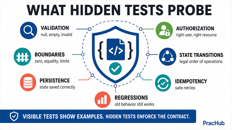 Amazon repository hidden test categories for debugging preparation