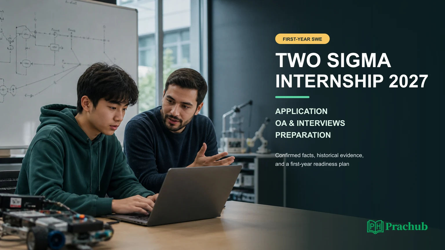 Two Sigma First-Year SWE Internship 2027 application interview and preparation guide