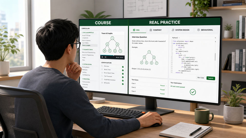 Zero to Mastery Coding Interview Course review compared with PracHub real interview practice