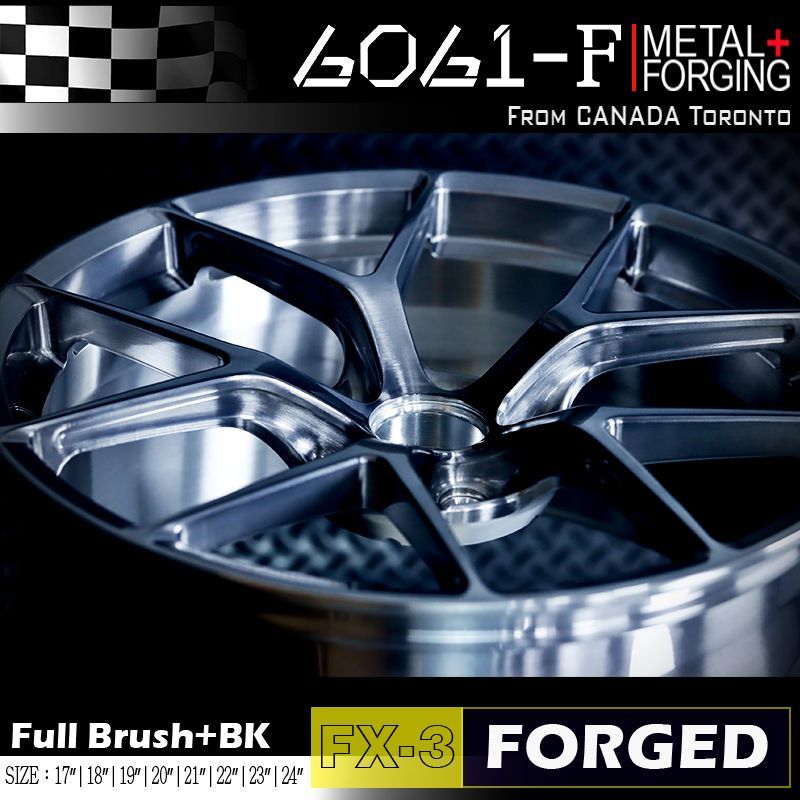6061-F-FORGED FX03 鋁圈 - 照片 1