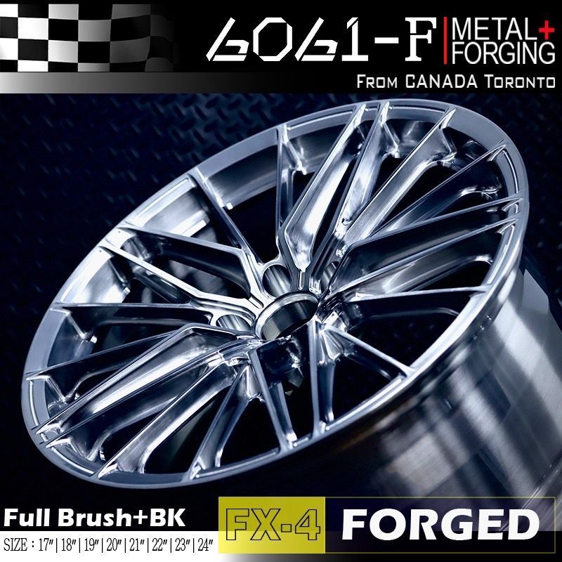 6061-F-FORGED FX04 鋁圈 - 照片 1