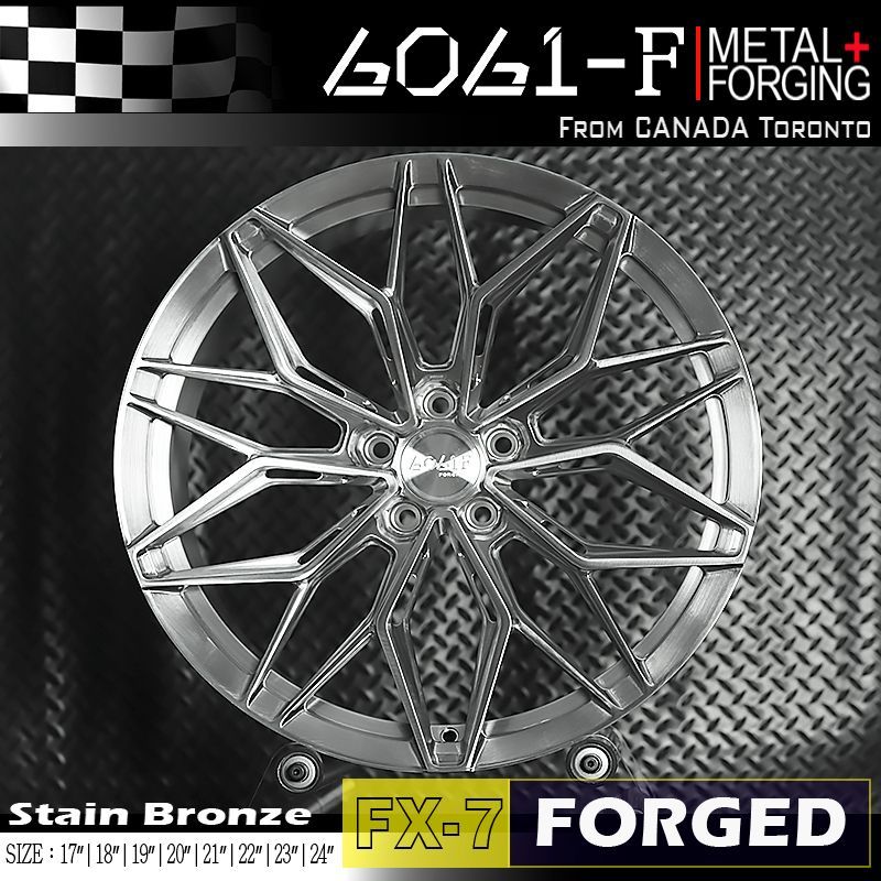 6061-F-FORGED FX07 鋁圈 - 照片 1