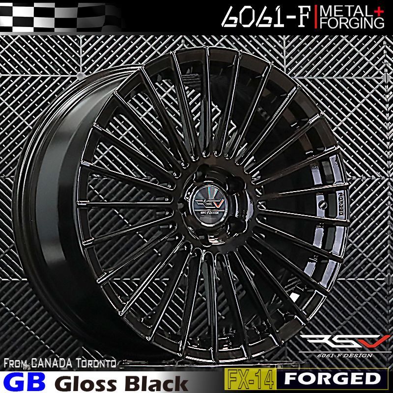 6061-F-FORGED FX14 鋁圈 - 照片 1