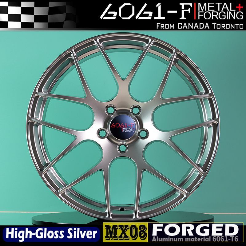 6061-F-FORGED MX08 鋁圈 - 照片 1