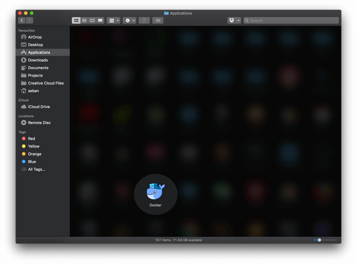 docker-deskop-in-applications-folder