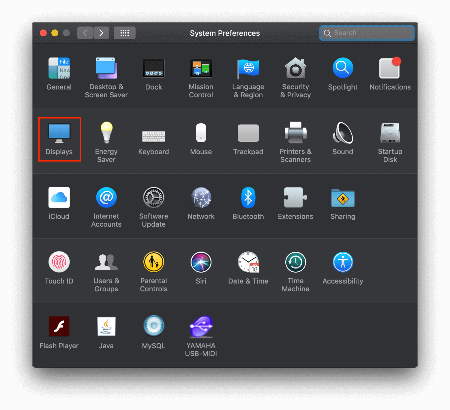 displays-in-system-preferences