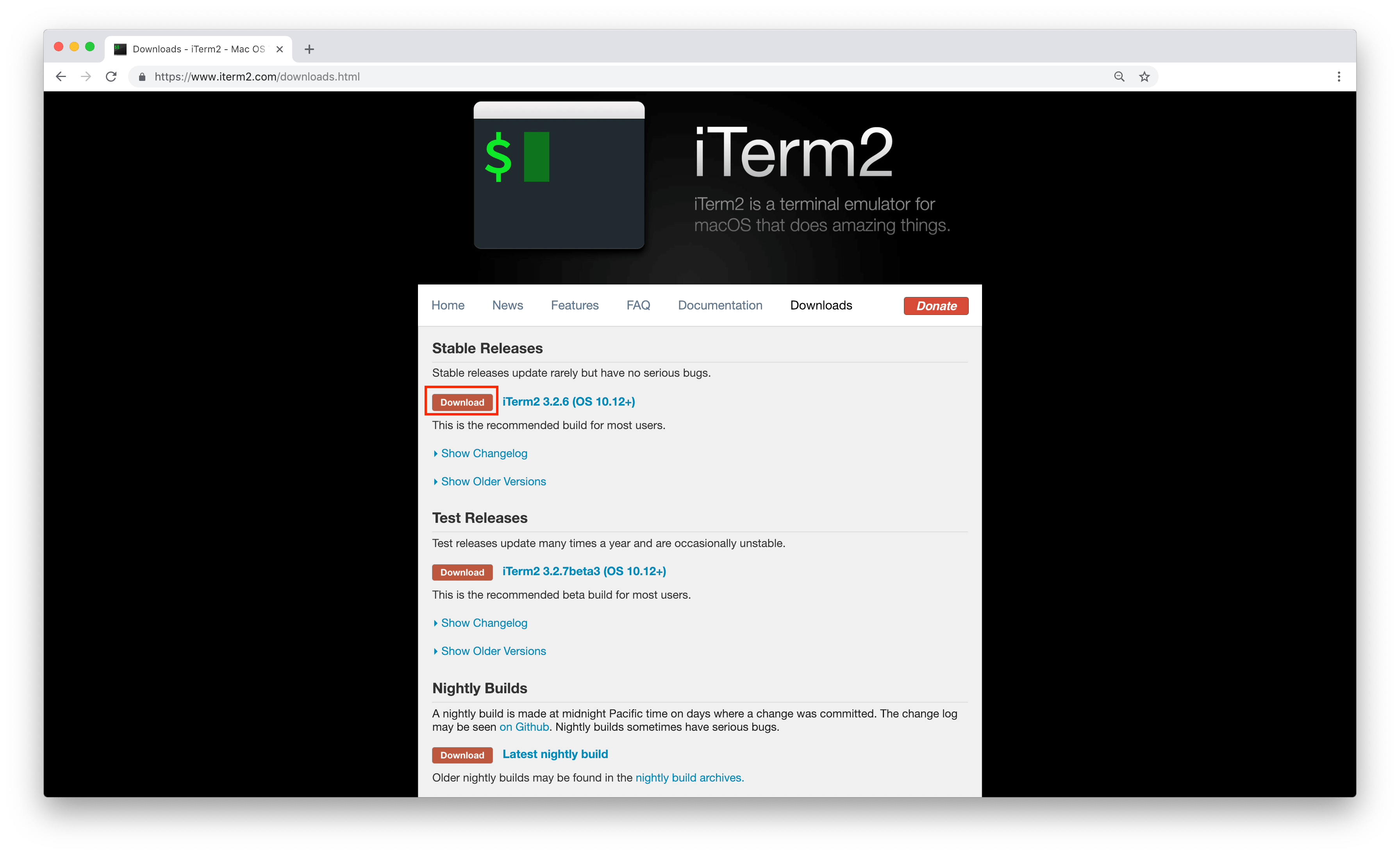 iterm2-download-page