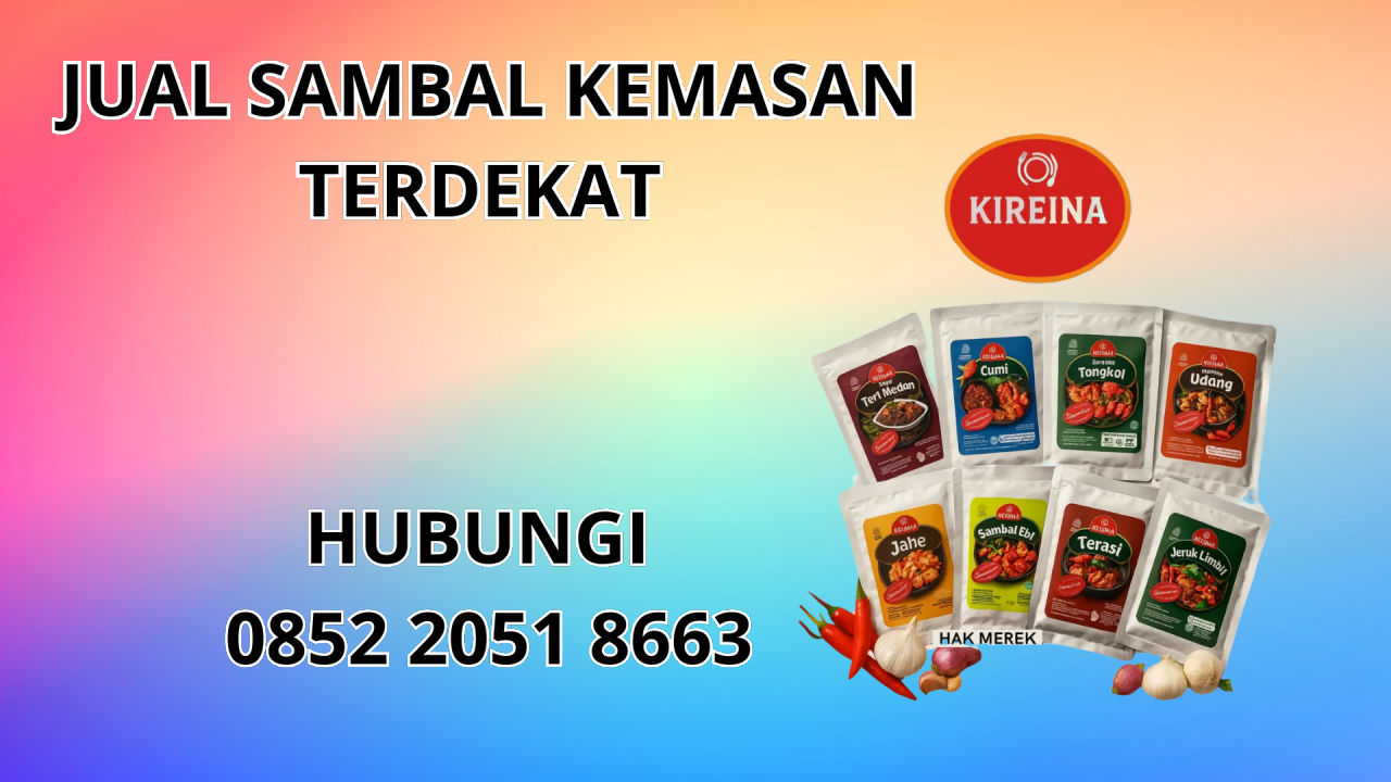 0852-2051-8663 Jual Aneka Sambal Kemasan Di Soppeng
