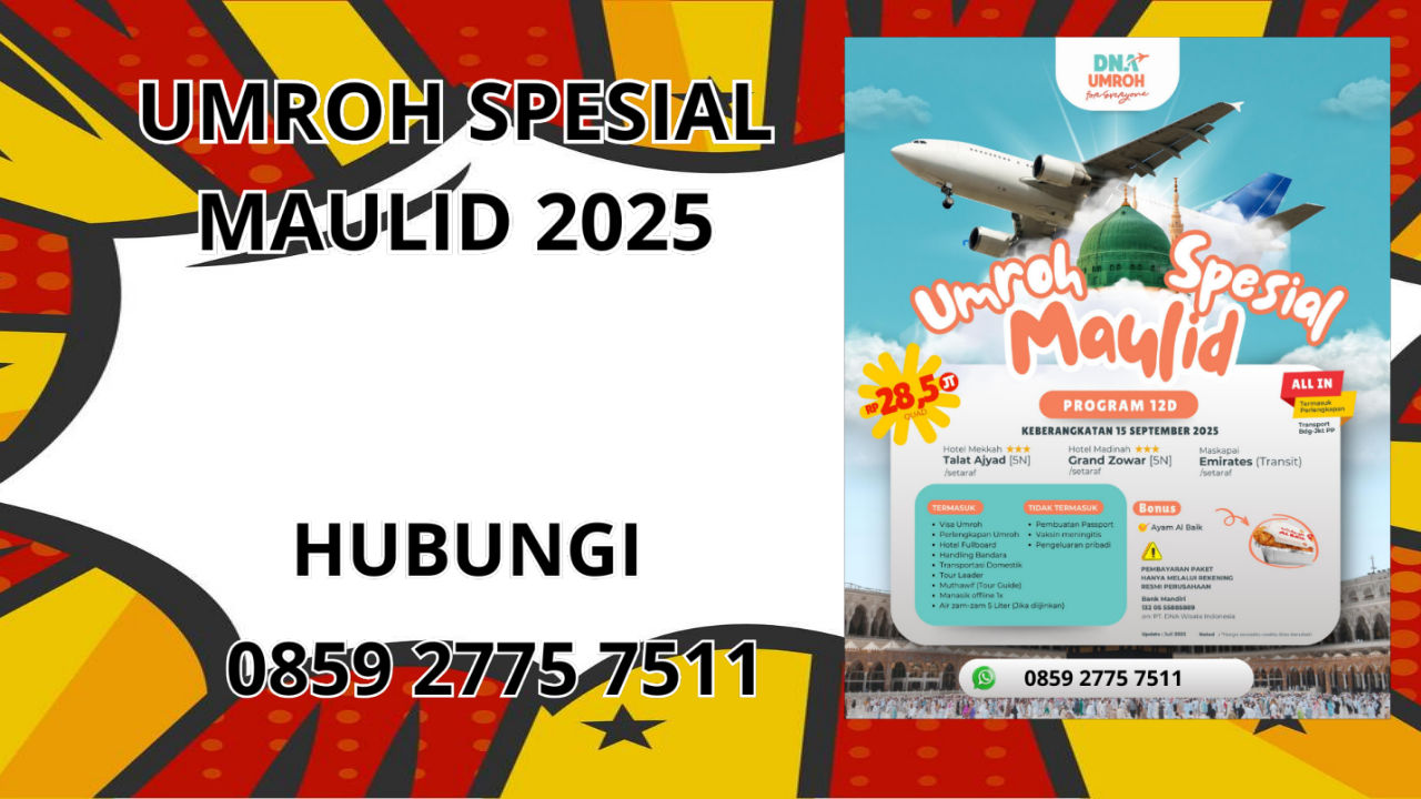 0859-2775-7511 Umroh Spesial Maulid 2025 Terbaru Di Musi Rawas 0859-2775-7511 Umroh Spesial Maulid 2025 Terbaru Di Musi Rawas
