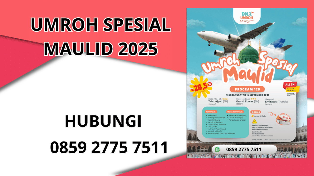 0859-2775-7511 Umroh Spesial Maulid 2025 Terbaru Di Ngawi