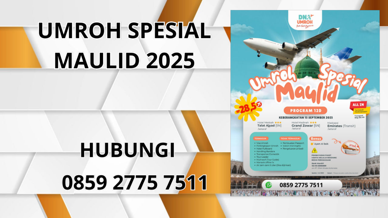 0859-2775-7511 Umroh Spesial Maulid 2025 Terbaru Di Aceh Selatan