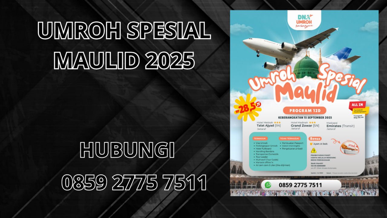 0859-2775-7511 Umroh Spesial Maulid 2025 Di Bangka Selatan 0859-2775-7511 Umroh Spesial Maulid 2025 Di Bangka Selatan