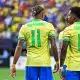 Raphinha et Rodrygo sous le maillot de la sélection brésilienne.