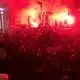 Les ultras en feu.