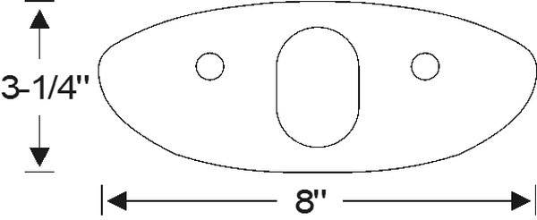 License Light Housing Pad - Thumbnail 2
