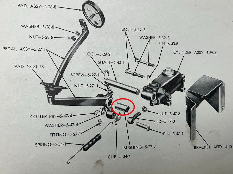 Clutch Pedal Bushing - Thumbnail 2