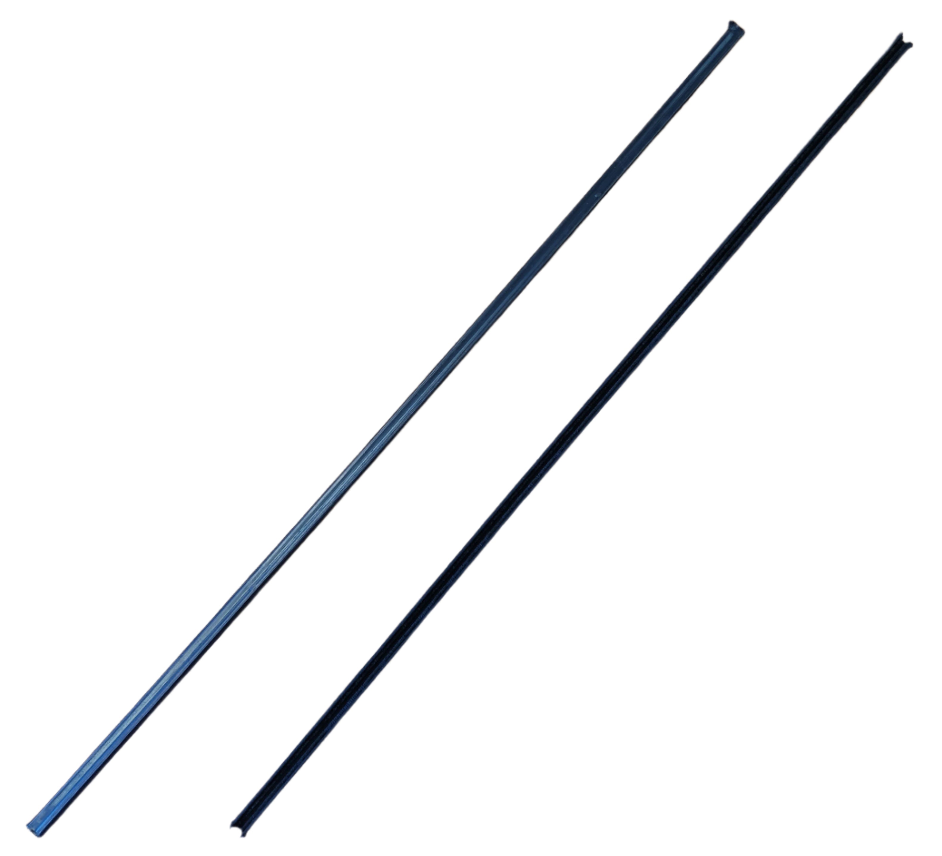 Front Vent Window Vertical Channels - For Rear Edge of Front Vent Window - Thumbnail 2