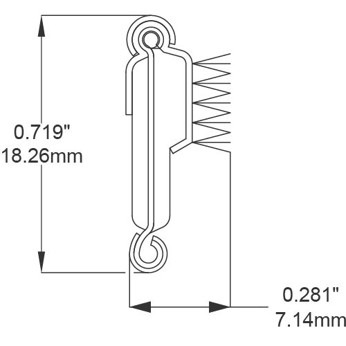 Window Beltline Sweeper with Chrome Bead - 8' Length - Thumbnail 4