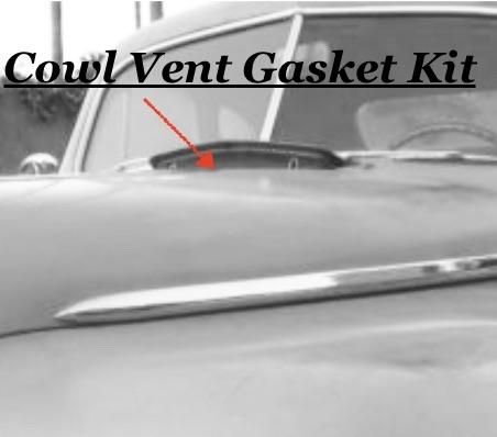 Cowl Vent Gasket Rubber - Thumbnail 1