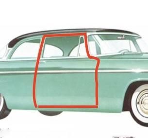 Door Weatherstrip - For 2-Door Sedan - Thumbnail 1