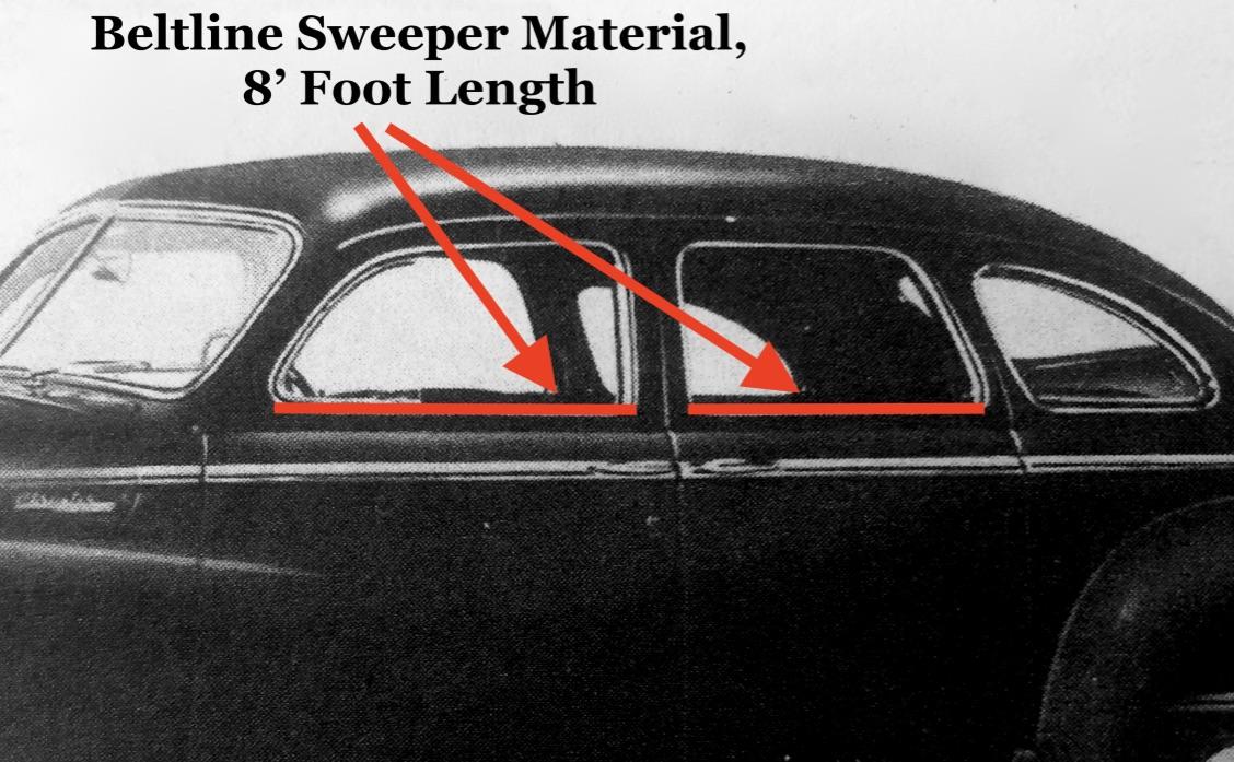 Window Beltline Sweeper - 8' Length - Thumbnail 1