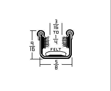 Window Channel with Chrome Bead - 8' Length - Thumbnail 3