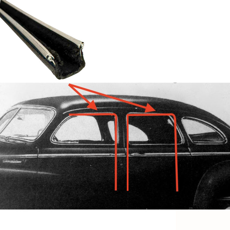 Window Channel with Chrome Bead - 8' Length - Thumbnail 1