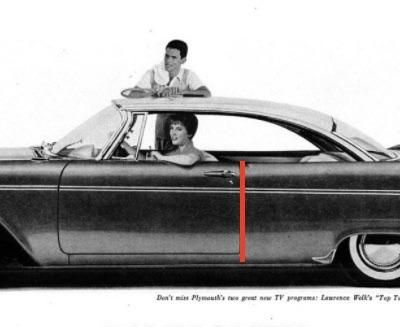 Rear of Door Window Guides - Fits Hardtops and Convertibles - Thumbnail 1