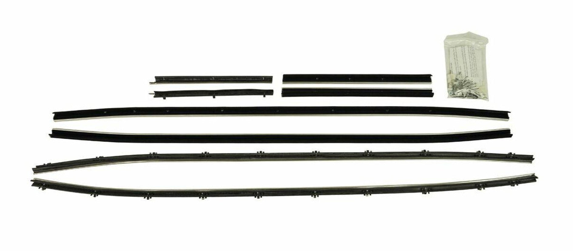 Beltline "Sweeper" Weatherstrip Set - For 1970 Barracuda and Challenger Convertibles - Thumbnail 2