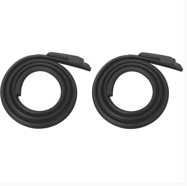 Moulded Door Weatherstrip Set - For 1966-1967 Plymouth and Dodge B-Body 2-Door Hardtops and Convertibles - Image 1