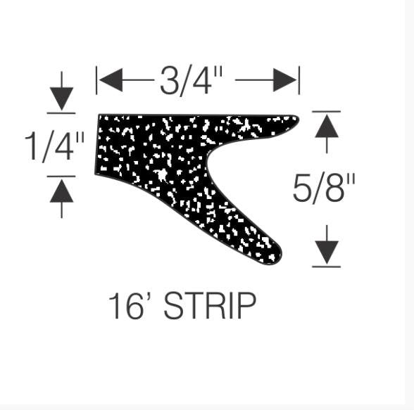 Trunk Weatherstrip Seal - For 1963-1973 Plymouth and Dodge Models - Thumbnail 2